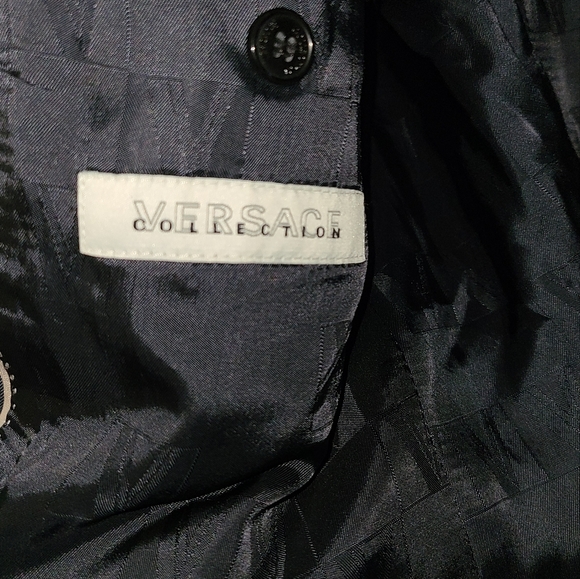 Versace Collection Mens Suit and Pants,  42R, Blue. - Picture 3 of 10